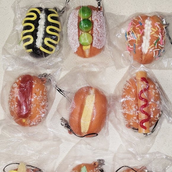 Sweet Dessert Bun squishy toy cell phone mobile strap key chain - Picture 1 of 2